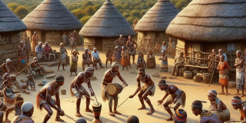 Southern African village